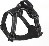 Nixnix - Dog Harness - Size XL - Anti-Trek Harness - Dog Harness - Y-Shaped Dog Harness - Reflective - Black
