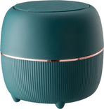 Klein Prullenbak - Designer Trash Can with Lid - Mini Prullenbak - Small trash can ideal for the countertop, desk, bathroom or table - Tabletop Trash Can - Green