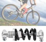 Bicycle shock absorber - Rear bicycle spring shock absorber - Metal - Mountain bike rear suspension shock absorber - Spring shock absorber - Bicycle parts - 1200 lbs - Top-Down View