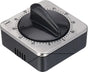 Black Square Analog Kitchen Timer