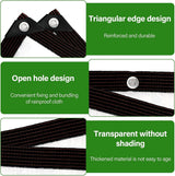 Tarpaulin - Transparent tarpaulin - Transparent tarpaulin with rings - Waterproof transparent tarpaulin - PE tarpaulin - for garden furniture - Planter - Animal shelter - Roof - Rope included - 2 x 3 m - 45-Degree Angle