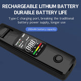 Digital Breathalyzer - Portable Breathalyzer - Rechargeable Breathalyzer - High-Precision Breathalyzer - Portable Digital Breathalyzer - Rapid Breathalyzer - Professional Breathalyzer - 10 x 2.8 cm / 3.94 x 1.1 in - For personal and family use