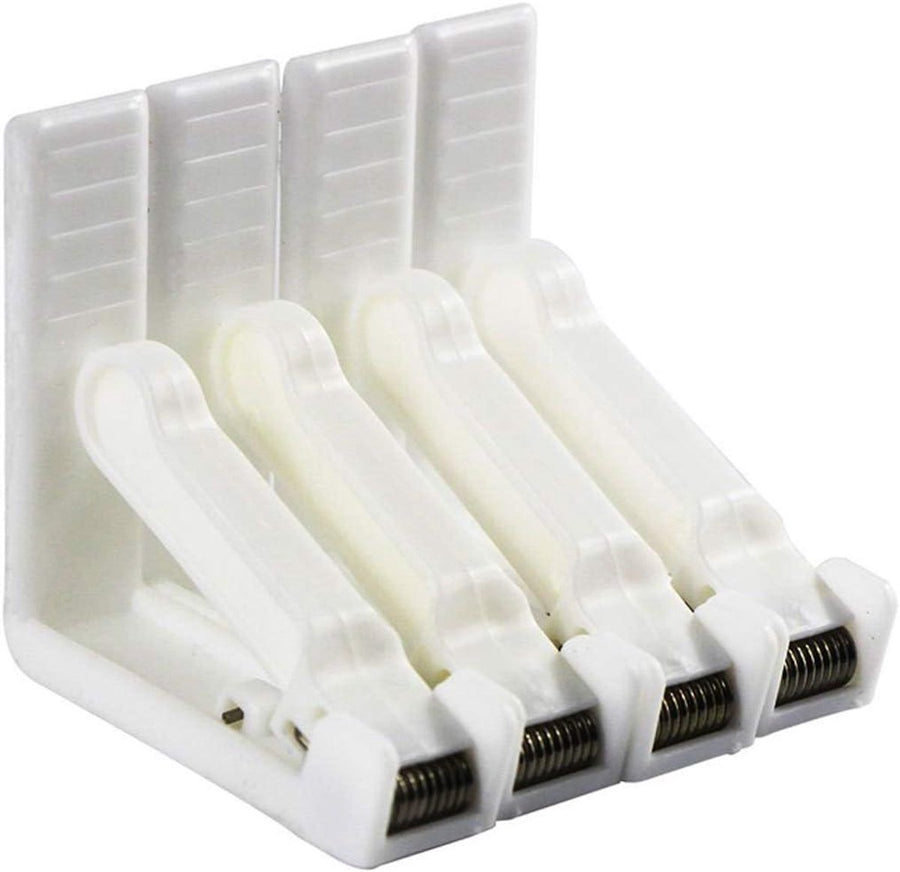 Tablecloth clips - For outdoor use, garden, picnics, weddings, parties, buffets and restaurants - Wit.