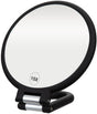 Pocket Mirror - 15x Magnifying Pocket Mirror - Pocket Mirror - Portable Travel Mirror - Makeup Mirror - Beauty Mirror - with Handle - Round - Practical - Black