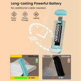 Boek Lamp - LED de Boek Lamp with Clamp - 3 Reading Light Modes - USB-C Rechargeable - Black
