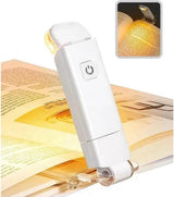 Boek Lamp - LED de Boek Lamp with Clamp - 3 Reading Light Modes - USB-C Rechargeable - Black