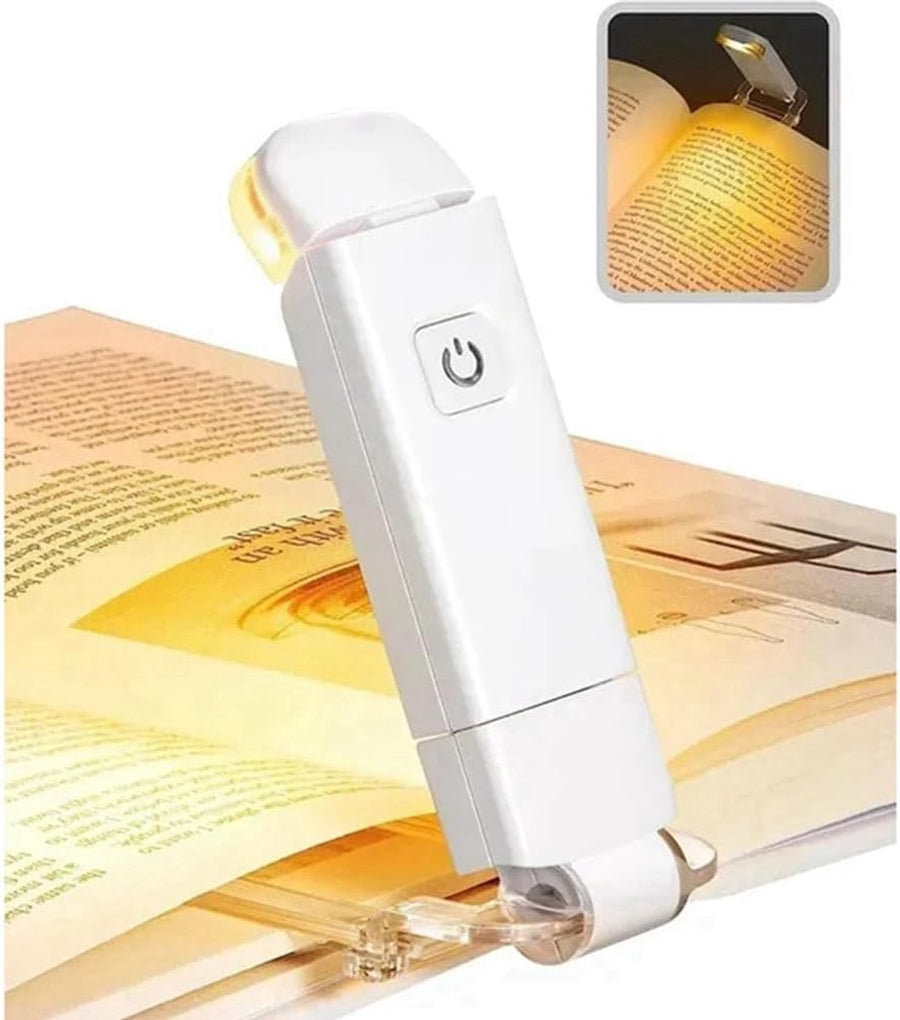 Boek Lamp - LED de Boek Lamp with Clamp - 3 Reading Light Modes - USB-C Rechargeable - Black