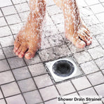 4-Pack Stainless Steel Sink Strainers, Compatible with Most Bathtubs and Showers, 3.5 inches