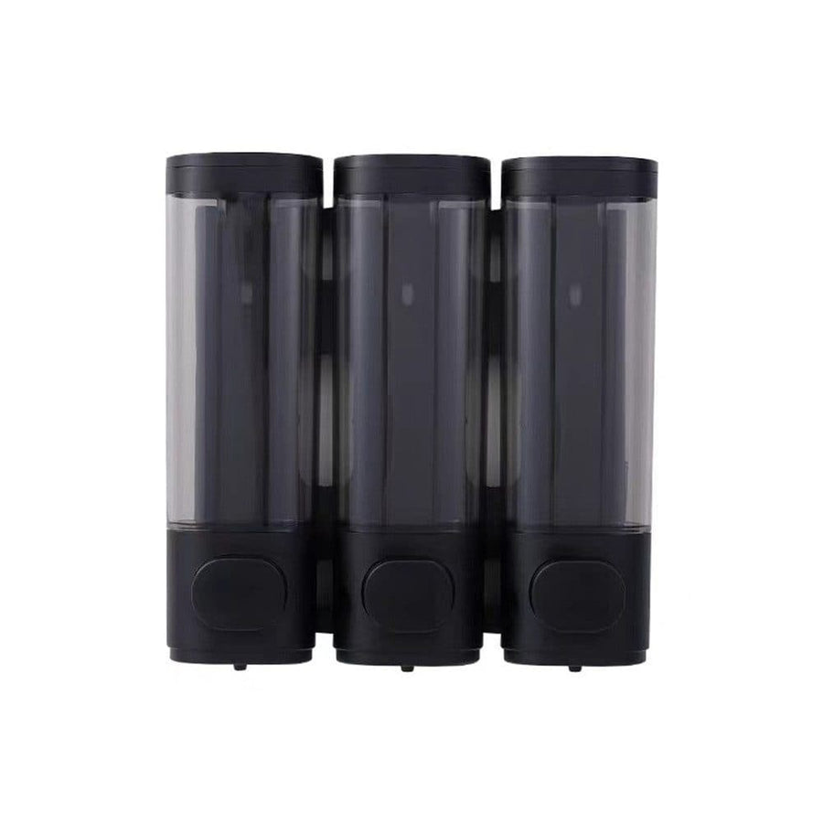 3-Pack Wall Mounted Soap Dispenser for Shampoo & Soap, 300ml x3, Gold
