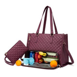 2-in-1 Insulated Leak-Proof Lunch Bag and Laptop Bag for Work, 15.6 inch, Red