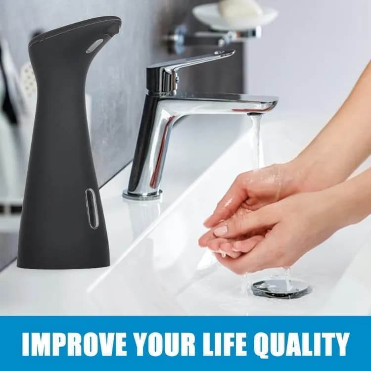 Automatic Touchless Soap Dispenser for Liquid Soap, Black