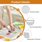 Titanium Double-Sided Cutting Board BPA-Free, 34x23 cm