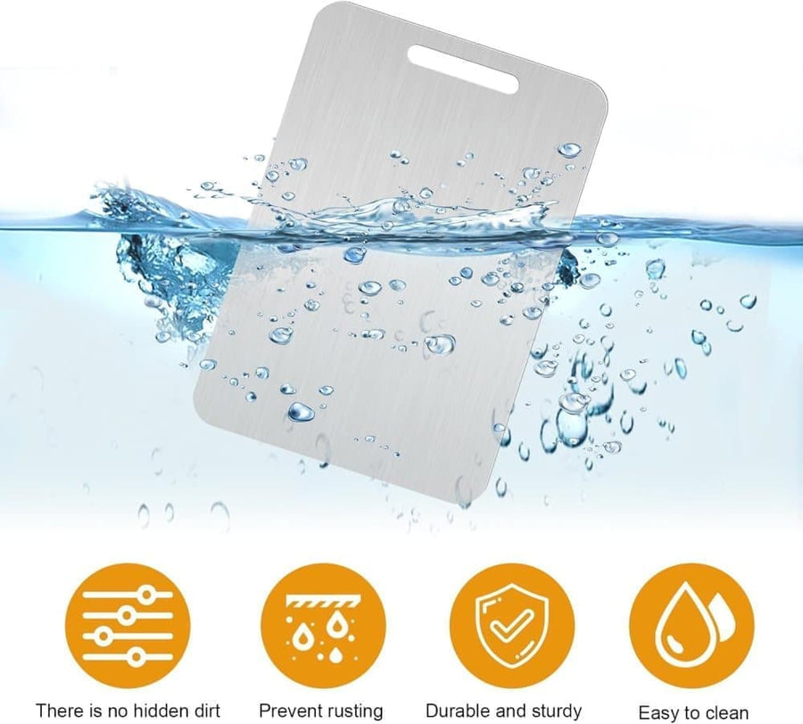 Titanium Double-Sided Cutting Board BPA-Free, 34x23 cm