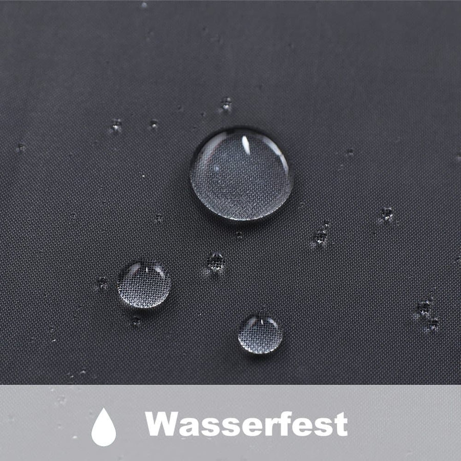 Black Water Resistant Sheer Eyelet Curtains for Outdoor, 132 cm x 274 cm