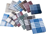 12-Piece Men's Cotton Napkin Set, 40x40 cm