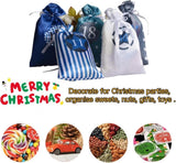 24 Christmas Calendar Bags, DIY Advent Calendar with Hanging Bags, Reusable Green Christmas Gifts - 45-Degree Angle