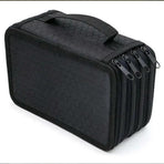 72 Holes Pen Case with Compartments, Large Capacity Lightweight Durable for Students and Office Use, Orange