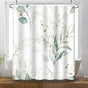 Waterproof Shower Curtain Green Mildew Resistant, 180x180 cm