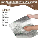 Self-adhesive cat scratching board wall and sofa protector DIY corner mat for cats, 40cm x 200cm, compatible with Wood