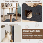 Self-adhesive cat scratching board wall and sofa protector DIY corner mat for cats, 40cm x 200cm, compatible with Wood