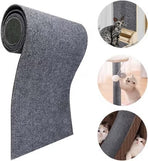 40cm x 200cm Self-Adhesive Cat Scratching Board Wall Protector for Sofa and Corners, Dark Blue DIY Cat Scratching Mat