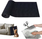1 Pack Self-Adhesive Cat Scratching Board Wall Protector for Cats, DIY Corner Mat, 40cm x 200cm, Black