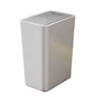 12L Trash Can with Lid, Durable Corrosion-Resistant Odor and Leak Proof for Kitchen Bathroom Living Room, Gray