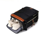 Multifunctional Backpack with Shoe Compartment for School Travel and Work, 28x19x42 cm, Green