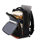 28L Multifunctional Backpack with Shoe Compartment for School Travel Work, 28x19x42cm, Blue