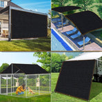 Sun Sail HDPE UV Protection Net 85-90% Black, 300cm x 400cm