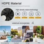 Sun Sail HDPE UV Protection Net 85-90% Black, 300cm x 400cm