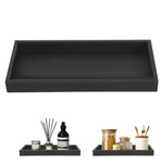 Black Silicone Storage Tray for Makeup and Small Items, 20 cm x 10 cm