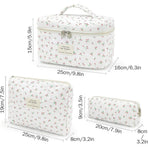 3-Pack Large Toiletry Bag, Size B