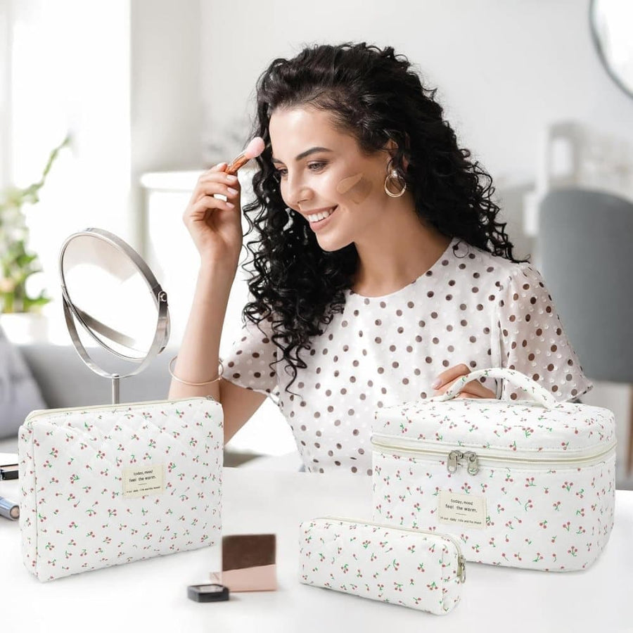 3-Pack Large Toiletry Bag, Size B