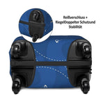 Reinforced Elastic Suitcase Cover Dustproof Durable Double-Sided Printing, 18-32 Inch