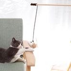 4 pcs Interactive Cat Toy with Bell and Teaser, for Playful Cats
