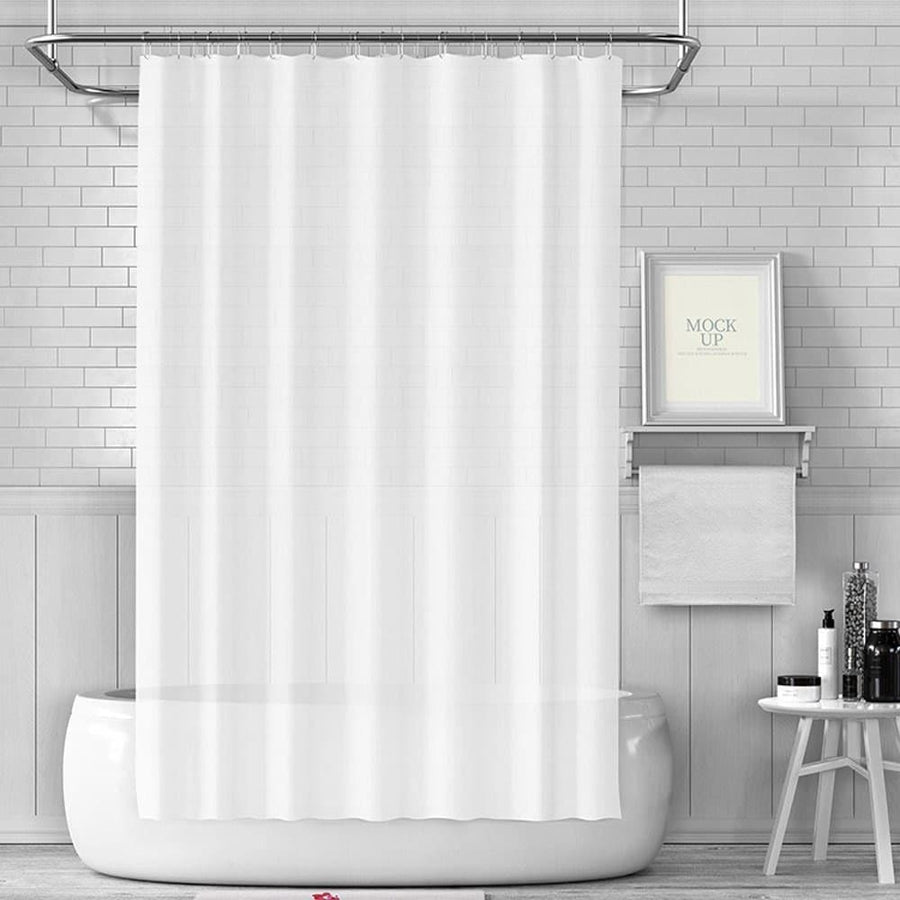 Waterproof Quick-Drying Shower Curtain 180x180cm, Mold Resistant for Bathroom and Outdoor Use, Light Purple