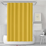 Waterproof Shower Curtain 180x180cm, quick-drying mold resistant for outdoor shower and bathroom, Yellow