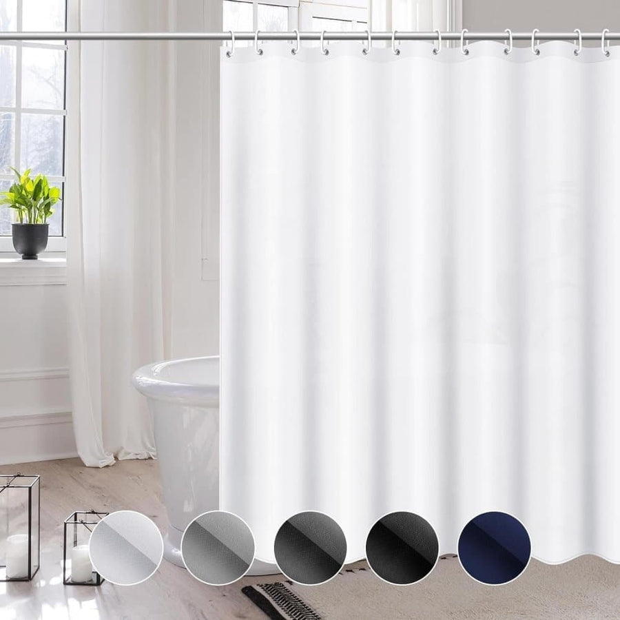 Waterproof Shower Curtain 180x180cm, quick-drying mold resistant for outdoor shower and bathroom, Yellow