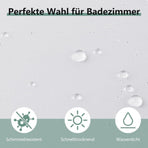 Waterproof Shower Curtain 180x180cm, quick-drying mold resistant for outdoor shower and bathroom, Yellow