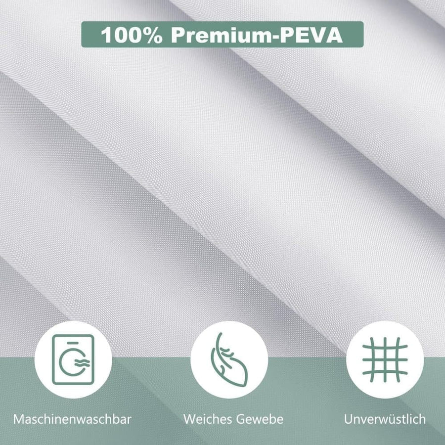 Waterproof Shower Curtain 180x180cm, quick-drying mold resistant for outdoor shower and bathroom, Yellow