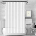 Waterproof Shower Curtain 180x180cm, quick-drying mold resistant for outdoor shower and bathroom, Yellow