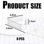 12pcs plastic tablecloth clips for thick tables, garden table camping picnic, compatible with most brands, 12cm