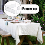 12pcs plastic tablecloth clips for thick tables, garden table camping picnic, compatible with most brands, 12cm