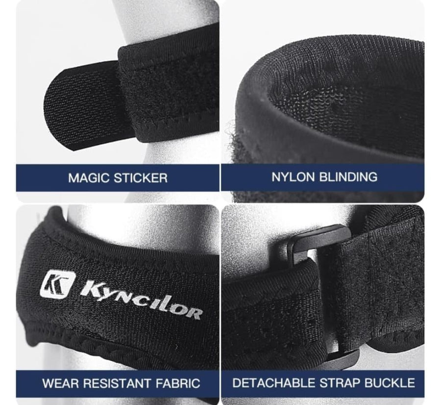 2 pcs Adjustable Knee Pads for Running, Compatible with Most Brands