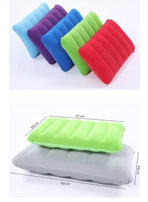 Inflatable Pillow for Camping Lightweight Compact Outdoor Travel, 47x30cm, Blue