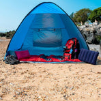 Inflatable Pillow for Camping Lightweight Compact Outdoor Travel, 47x30cm, Blue