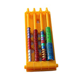 Pigeon Leg Ring Holder (Plastic) Size: 70*195mm Color: Yellow for Pigeons (2pc) - Side View
