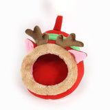 Pet Bed (Plush/PP Cotton) Size: 230mm Color: Green for Rabbits/Guinea Pigs (1pc)