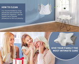 Ice Silk Butterfly-Shaped Memory Foam Pillow | Ergonomic, Orthopedic, Sleep-Aiding, Suitable for Three Sleeping Positions (23.62*15.75*5.12 inch，Light gray) - Side View